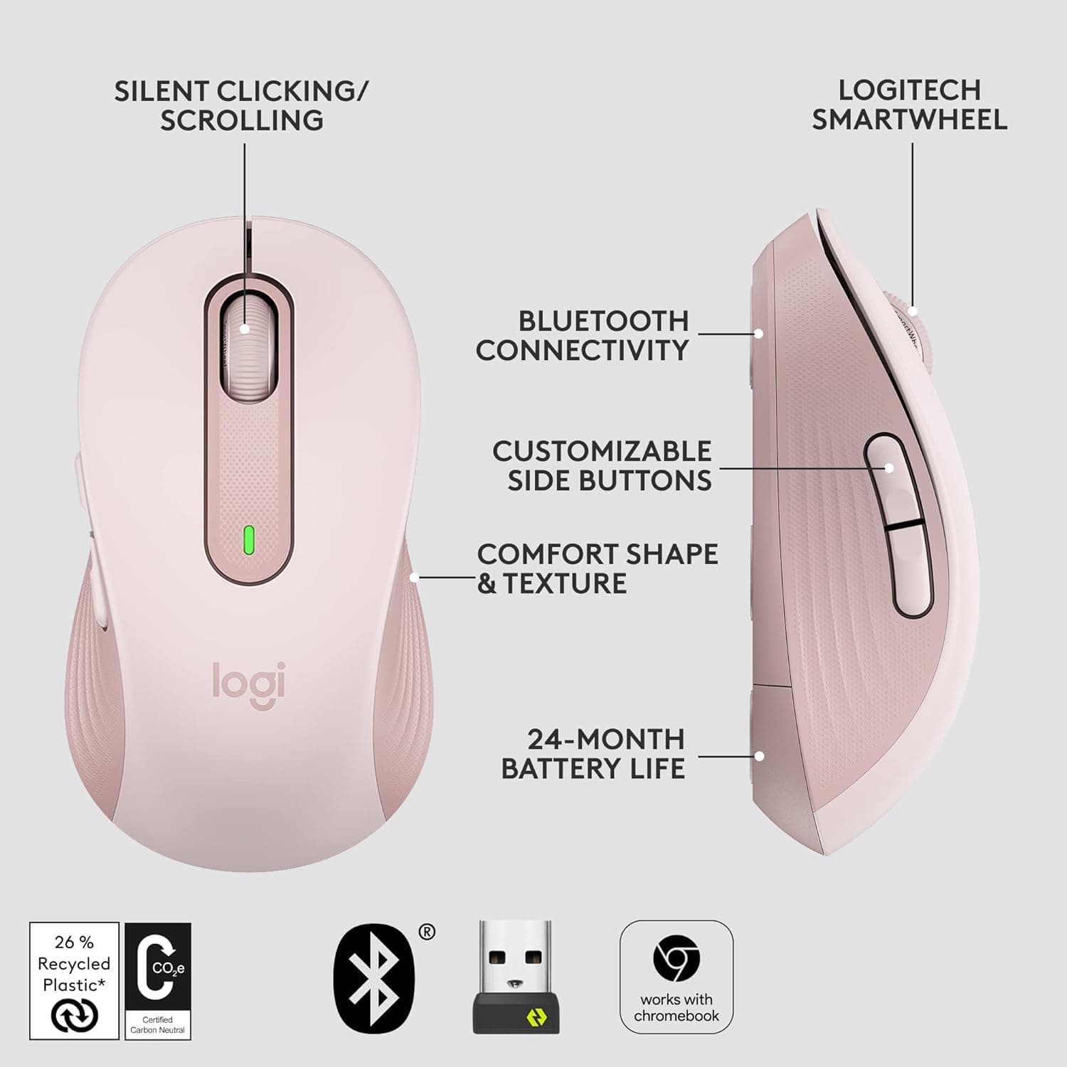 Logitech Signature M650 Wireless Mouse product image